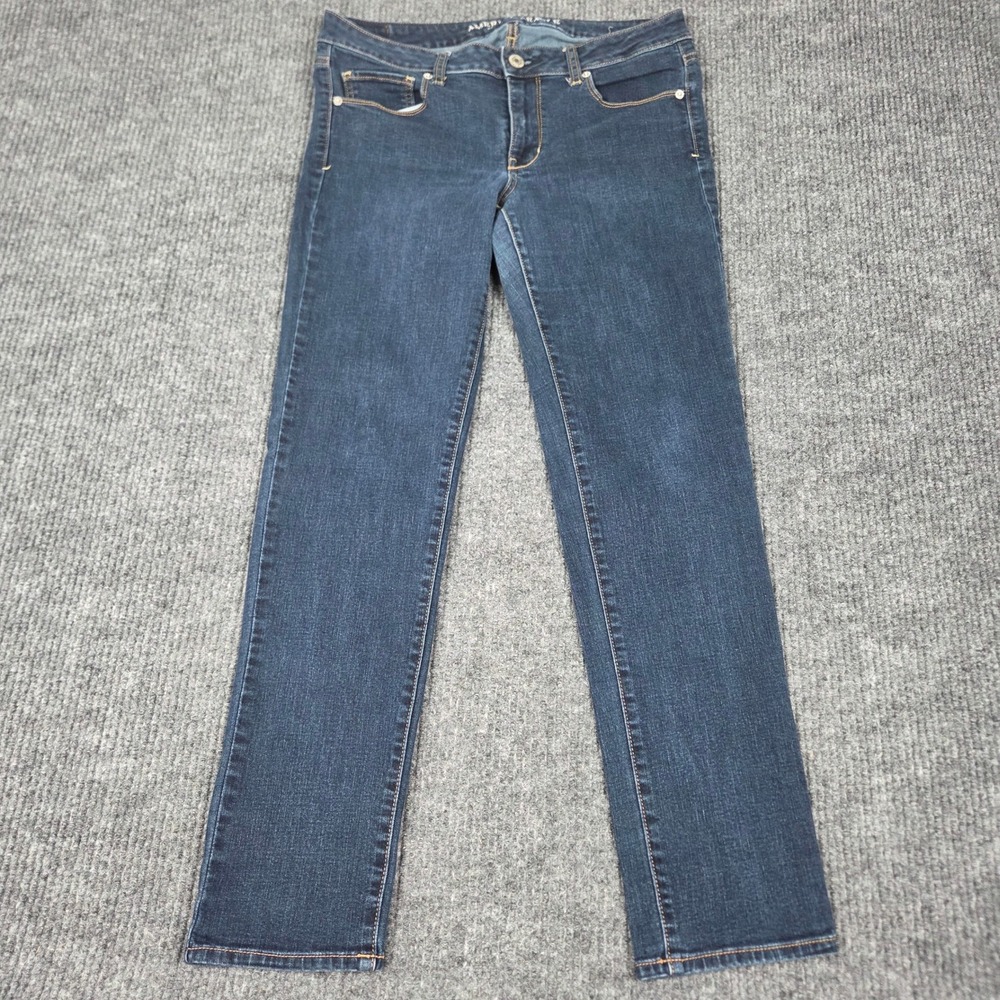 American Eagle Skinny Super Stretch Dark Wash‎ Jeans Womens Size 12 Regular